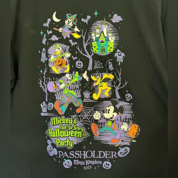 Disney Mickey’s Not-So-Scary Halloween Party Passholder Shirt 2023 XL Magic - Picture 4 of 8